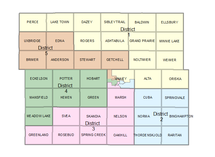 County Commission Districts Whole County