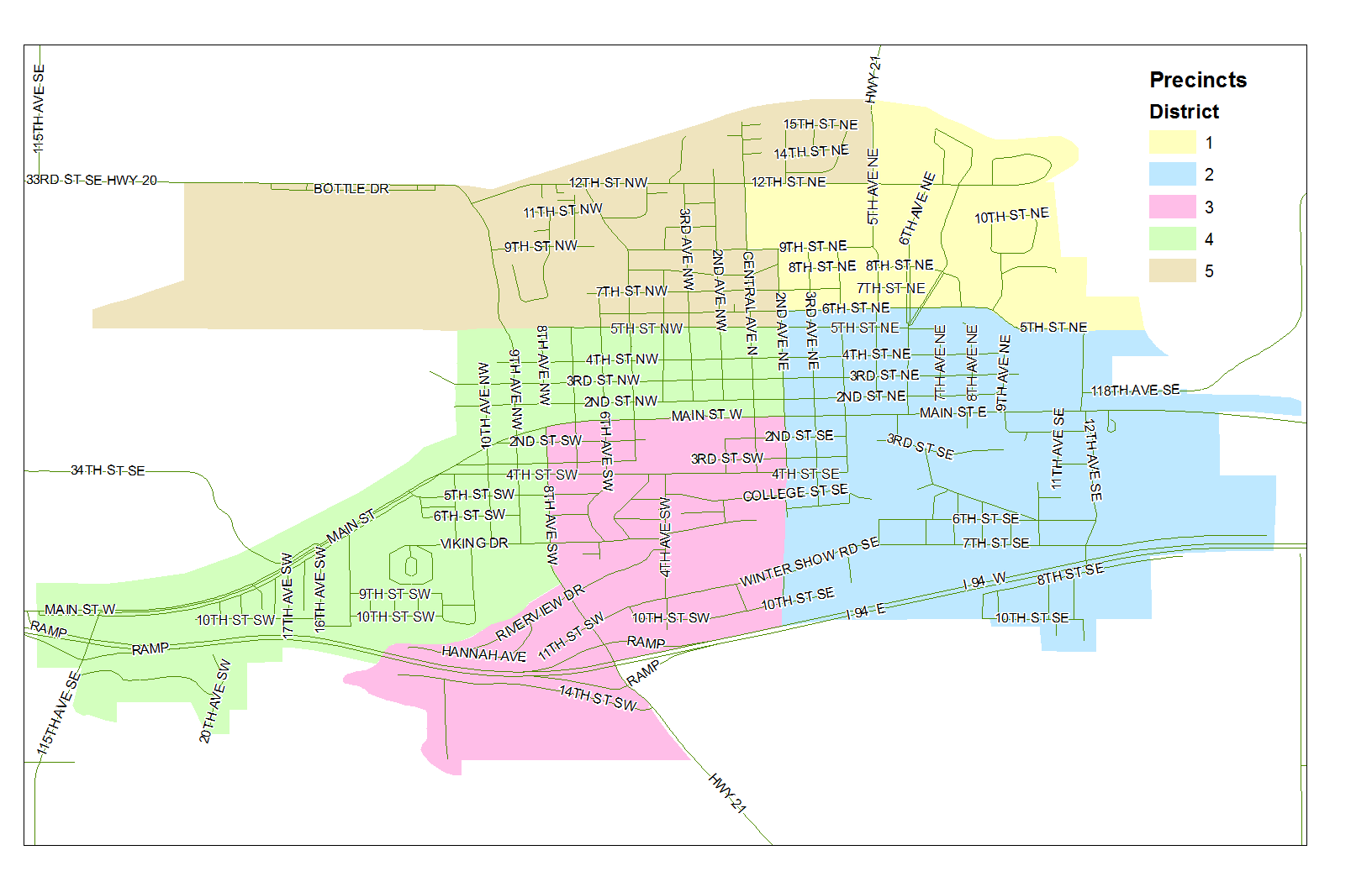 Valley City Commission District