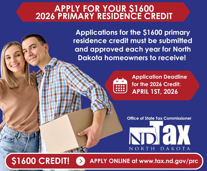 PRC $1600 2026 Primary Residence Credit Information